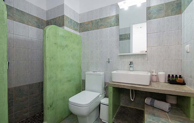 The bathroom of the studio 3