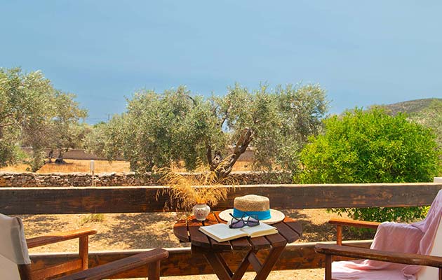 Veranda with garden view