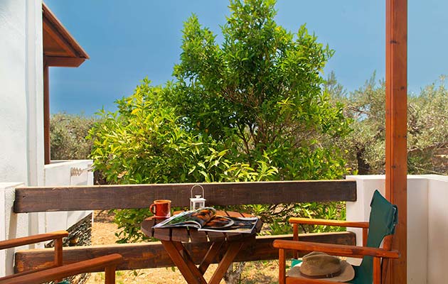 Balcony with garden view